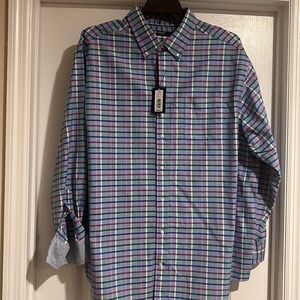CREMIEUX Multi color button Down shirt. 2XB. Brand new with tags.